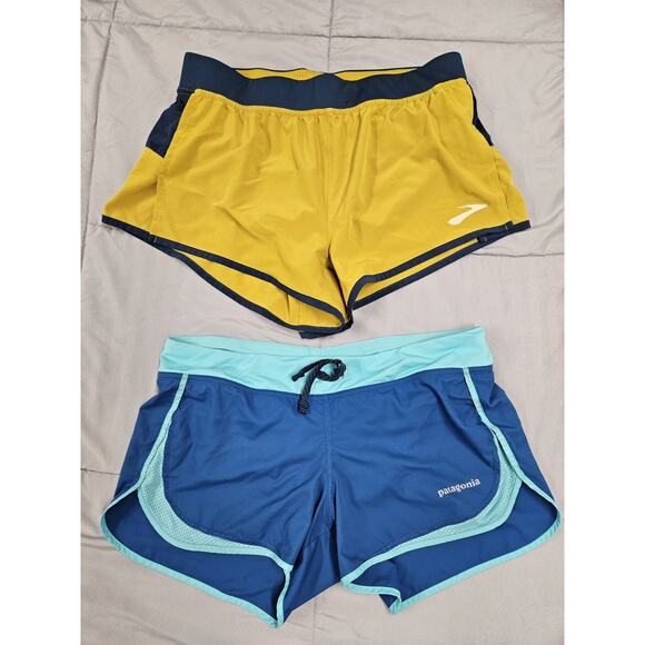Brooks Chaser 3 Inch / Patigonia Strider Women’s Small S Running Shorts - Picture 1 of 14